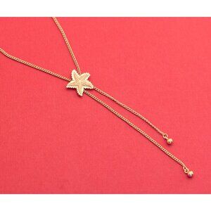 Minimalist Starfish Tassel Necklace By Avon 26 Inches F15